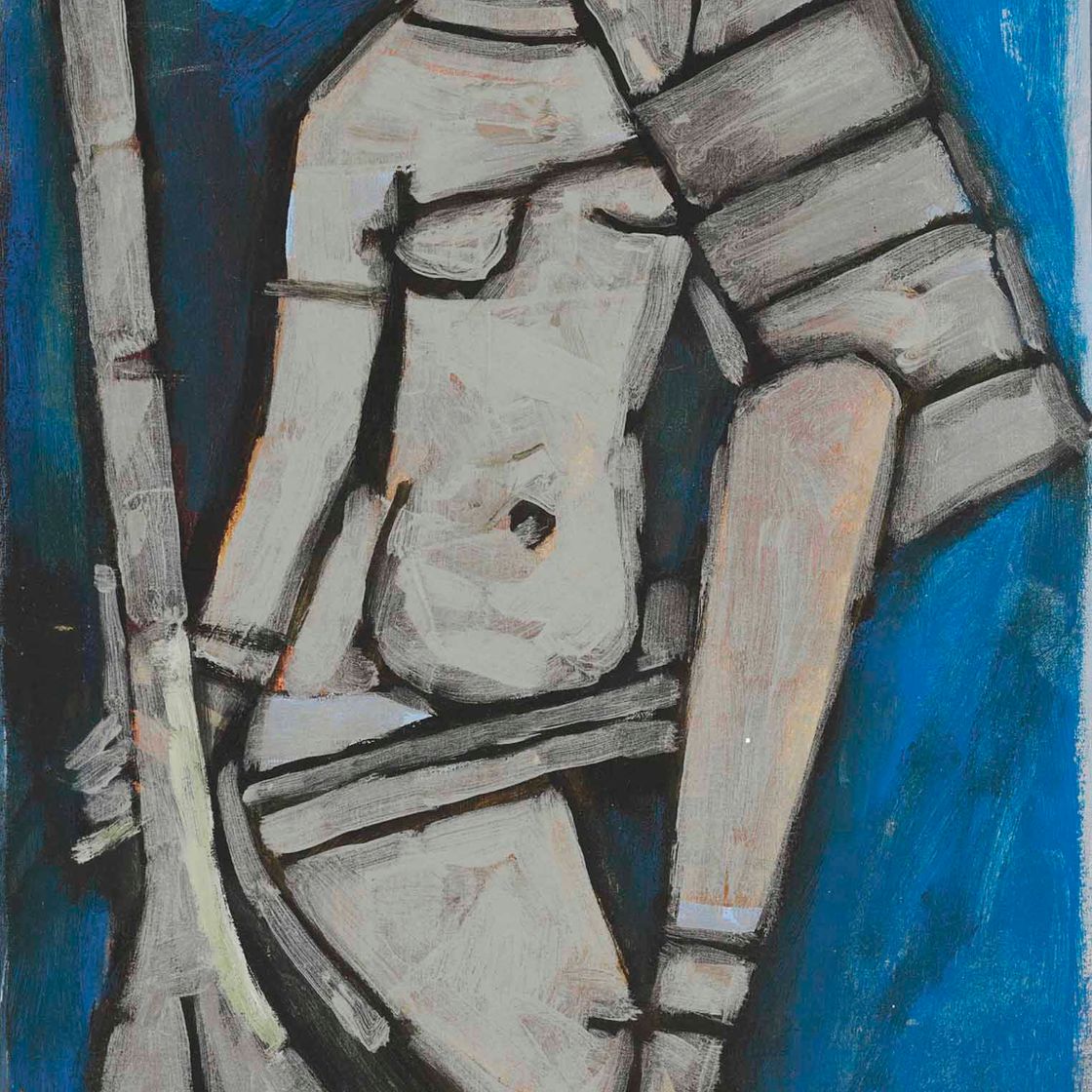 Maqbool Fida Husain — Без названия (Сарасвати)