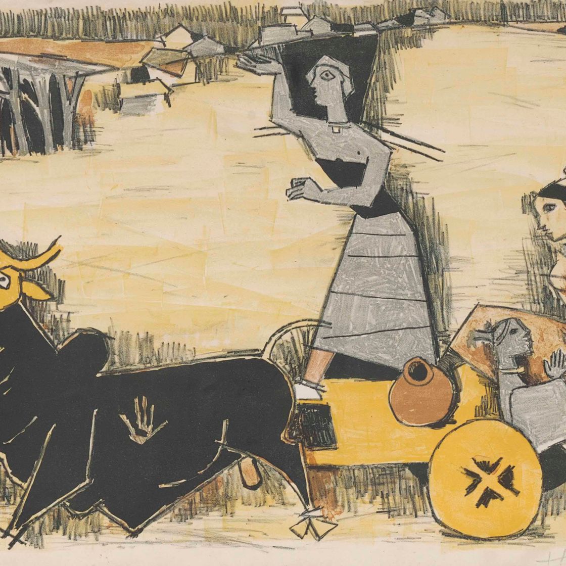 Maqbool Fida Husain — Без названия (Ятра)