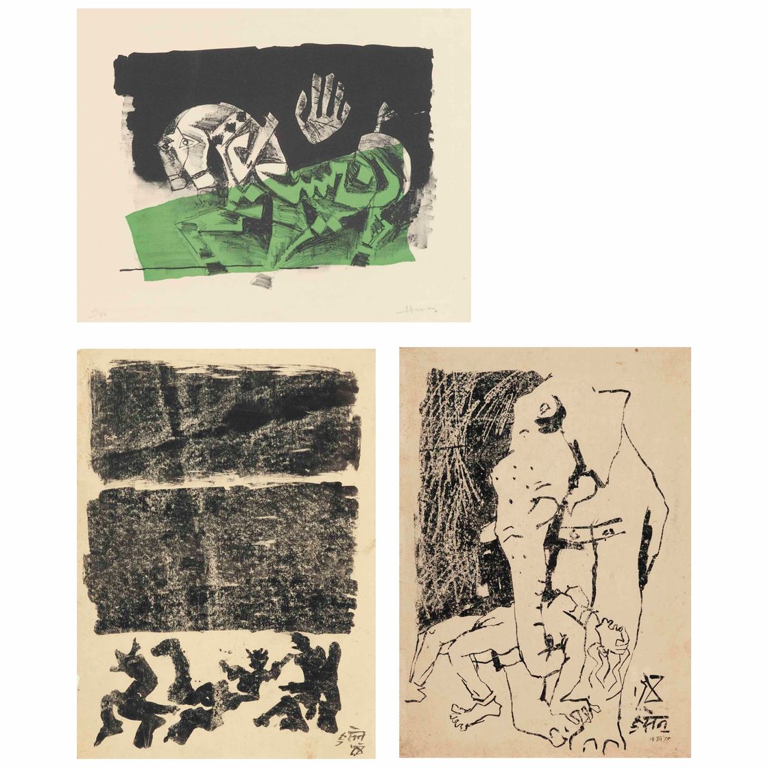 Maqbool Fida Husain — Без названия