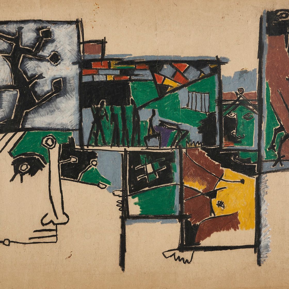 Maqbool Fida Husain — Без названия