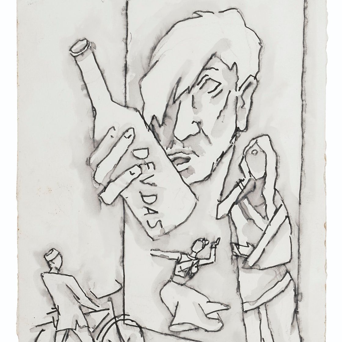 Maqbool Fida Husain — Девды П.С. Баруа; Девды Санджая Бхансали; Девды Бимала Рая, изображение 2
