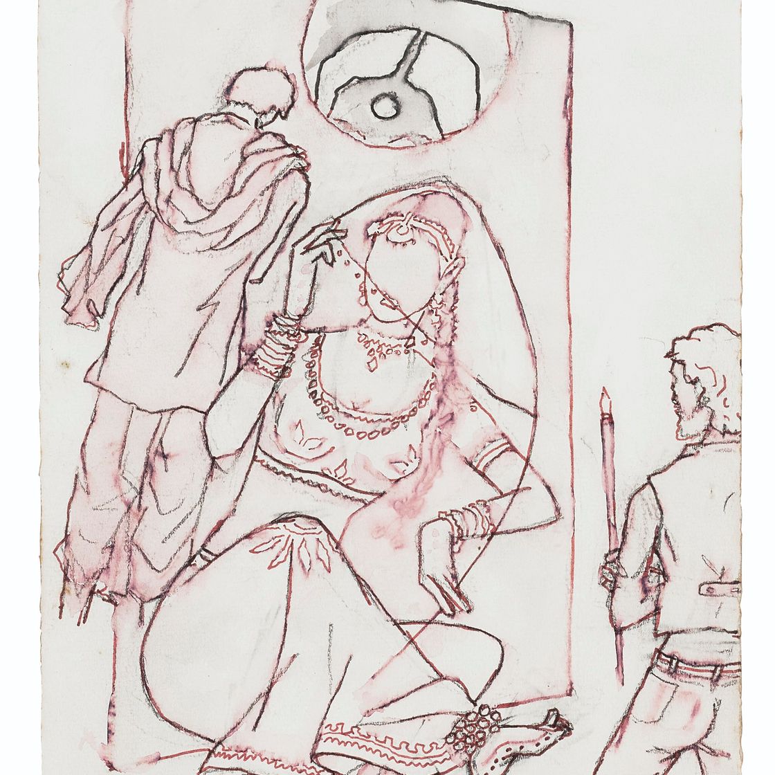Maqbool Fida Husain — Девды П.С. Баруа; Девды Санджая Бхансали; Девды Бимала Рая, изображение 3