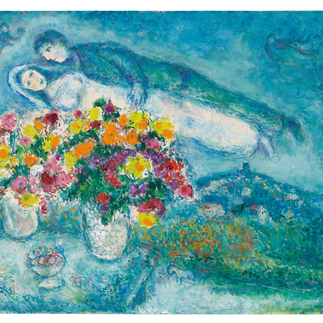 Marc Chagall — Любовь в замке Сен-Поль, изображение 2