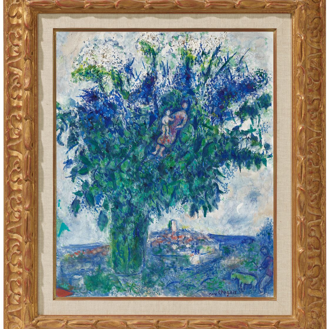 Marc Chagall — Ночь в Сен-Жане, изображение 2