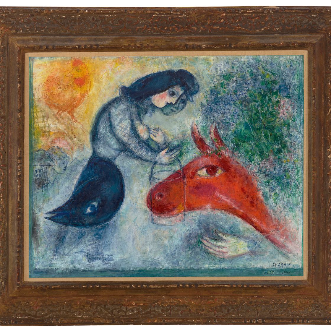 Marc Chagall — Конец путешествия по красному городу, изображение 3