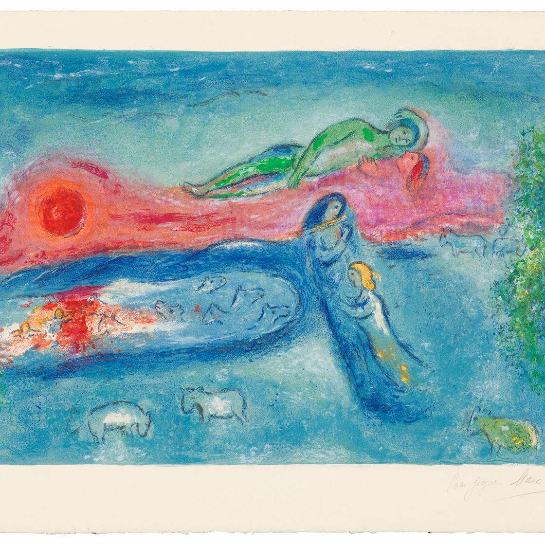 Marc Chagall — Дафнис и Хлоя, изображение 16
