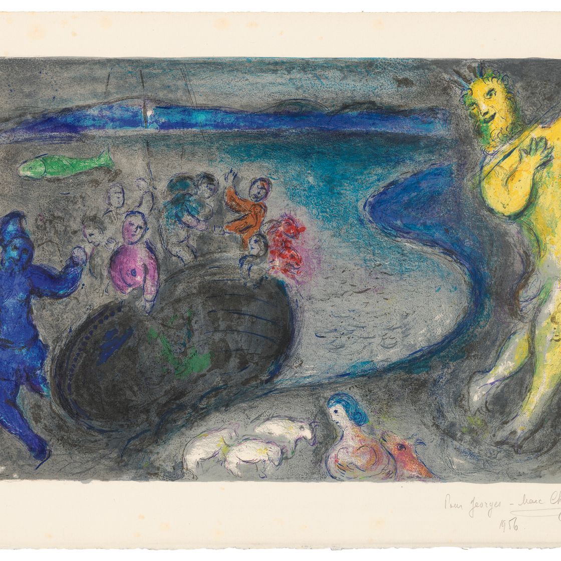 Marc Chagall — Дафнис и Хлоя, изображение 24