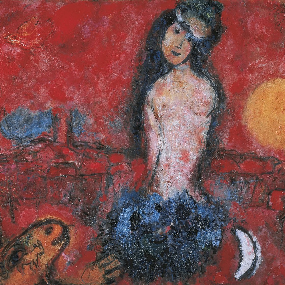 Marc Chagall — Нюх на нежный румянец