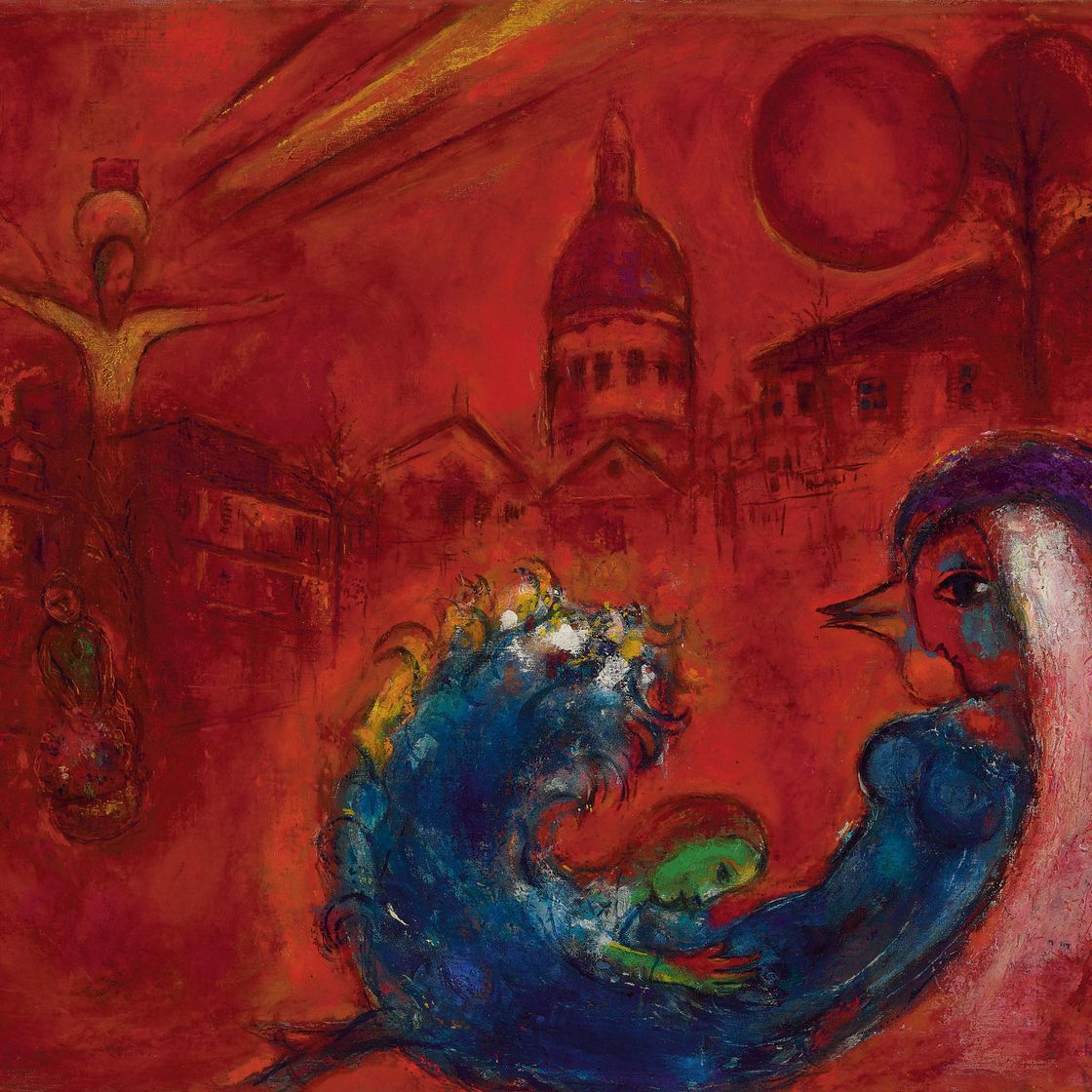 Marc Chagall — Площадь Тертр