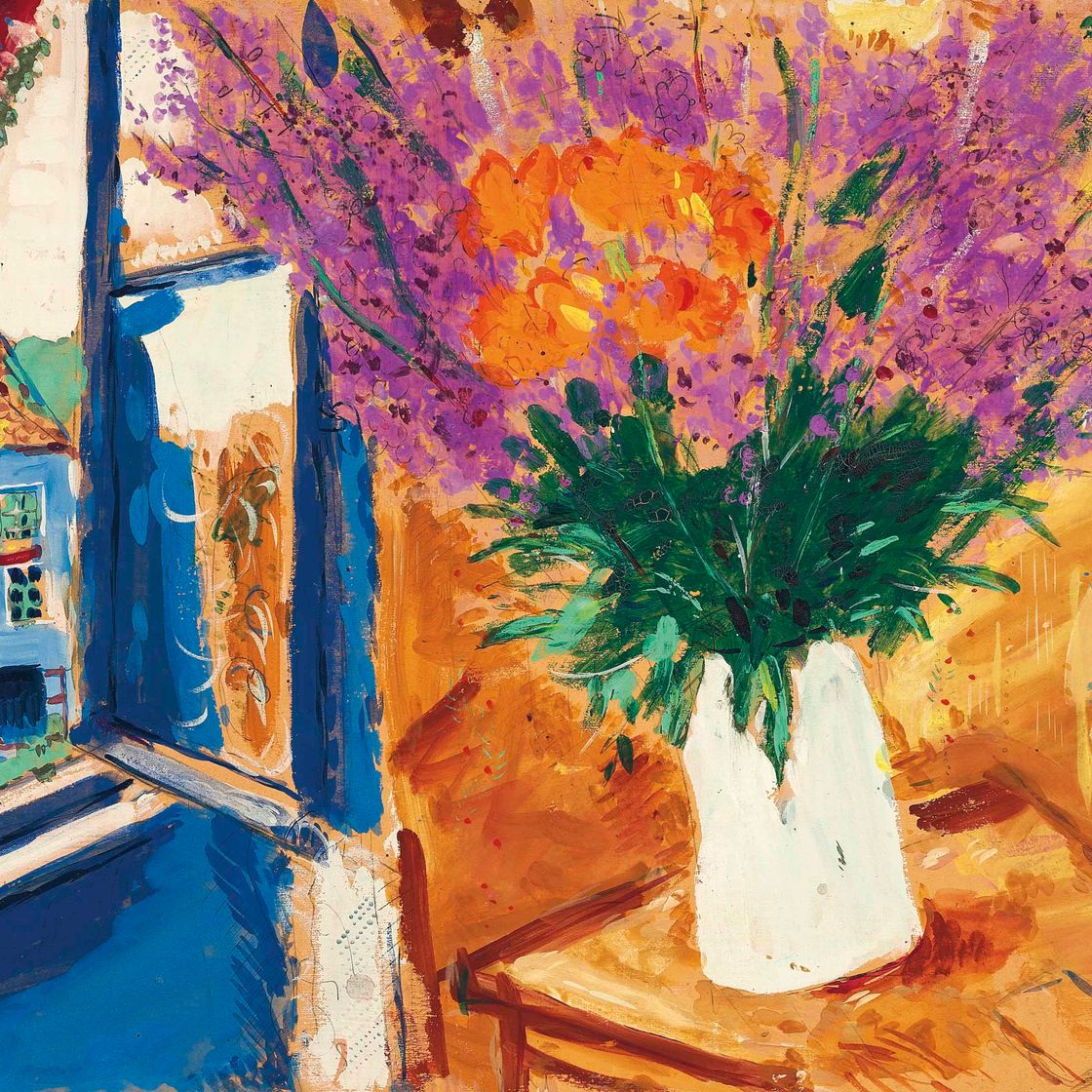 Marc Chagall — Флер на фоне неба
