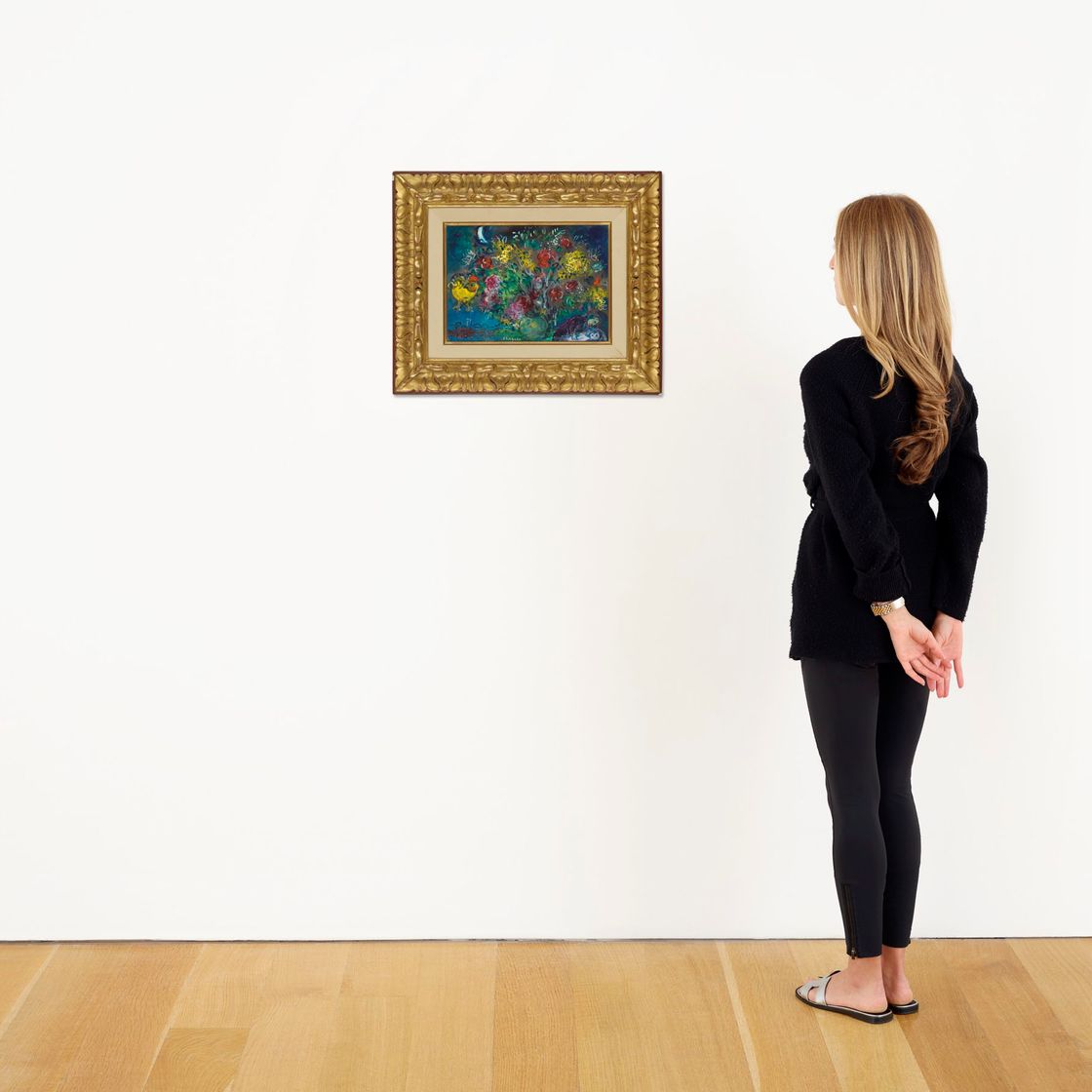 Marc Chagall — Букет желтых коков, изображение 5