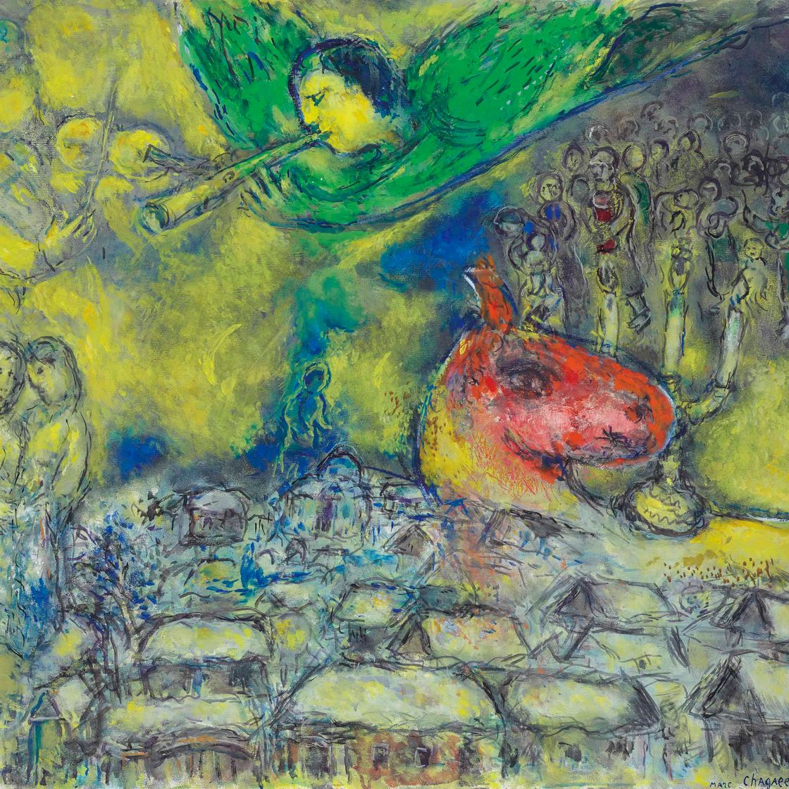 Marc Chagall — Анж на дне деревни
