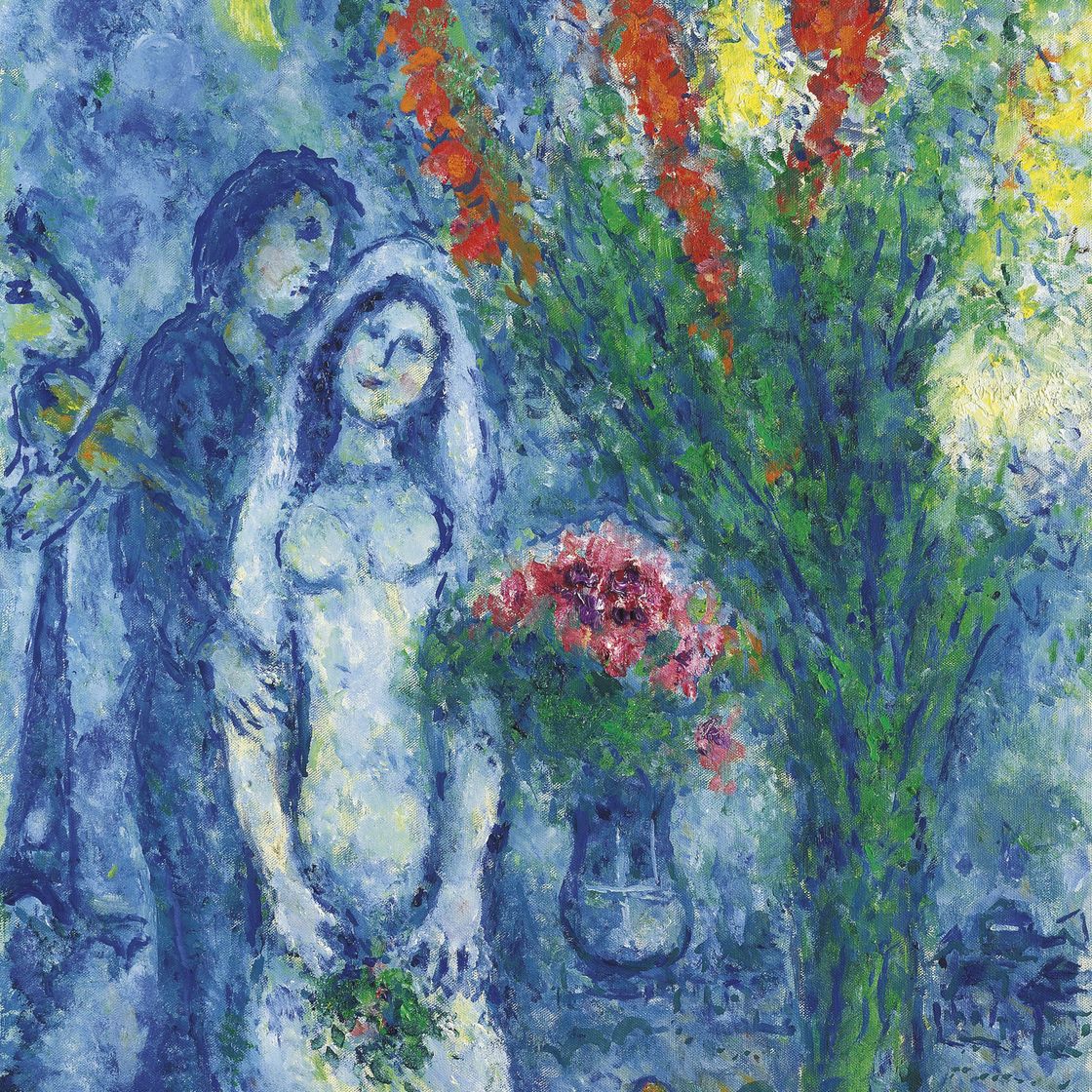 Marc Chagall — Марии с двумя букетами