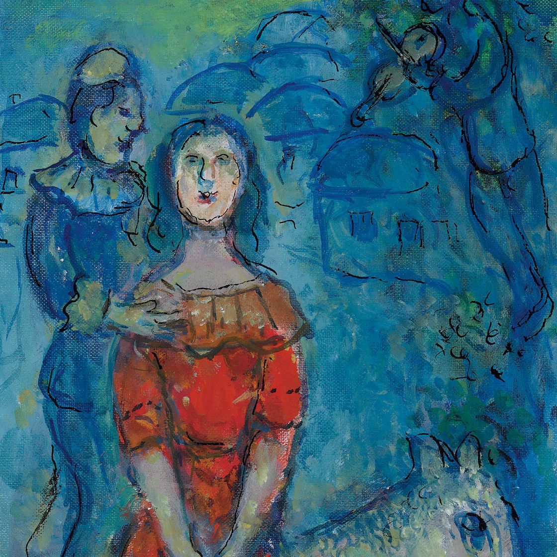 Marc Chagall — Румяный женский халат