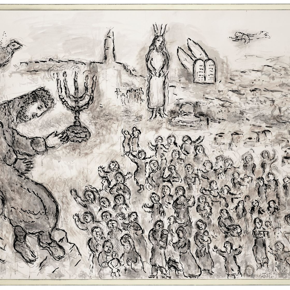 Marc Chagall — Рой Дэвид девант, Иерусалим, изображение 2
