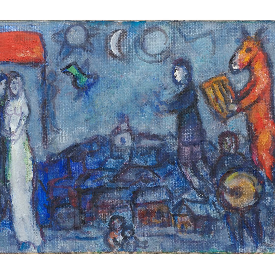 Marc Chagall — Я музыкант и марионетка, изображение 2