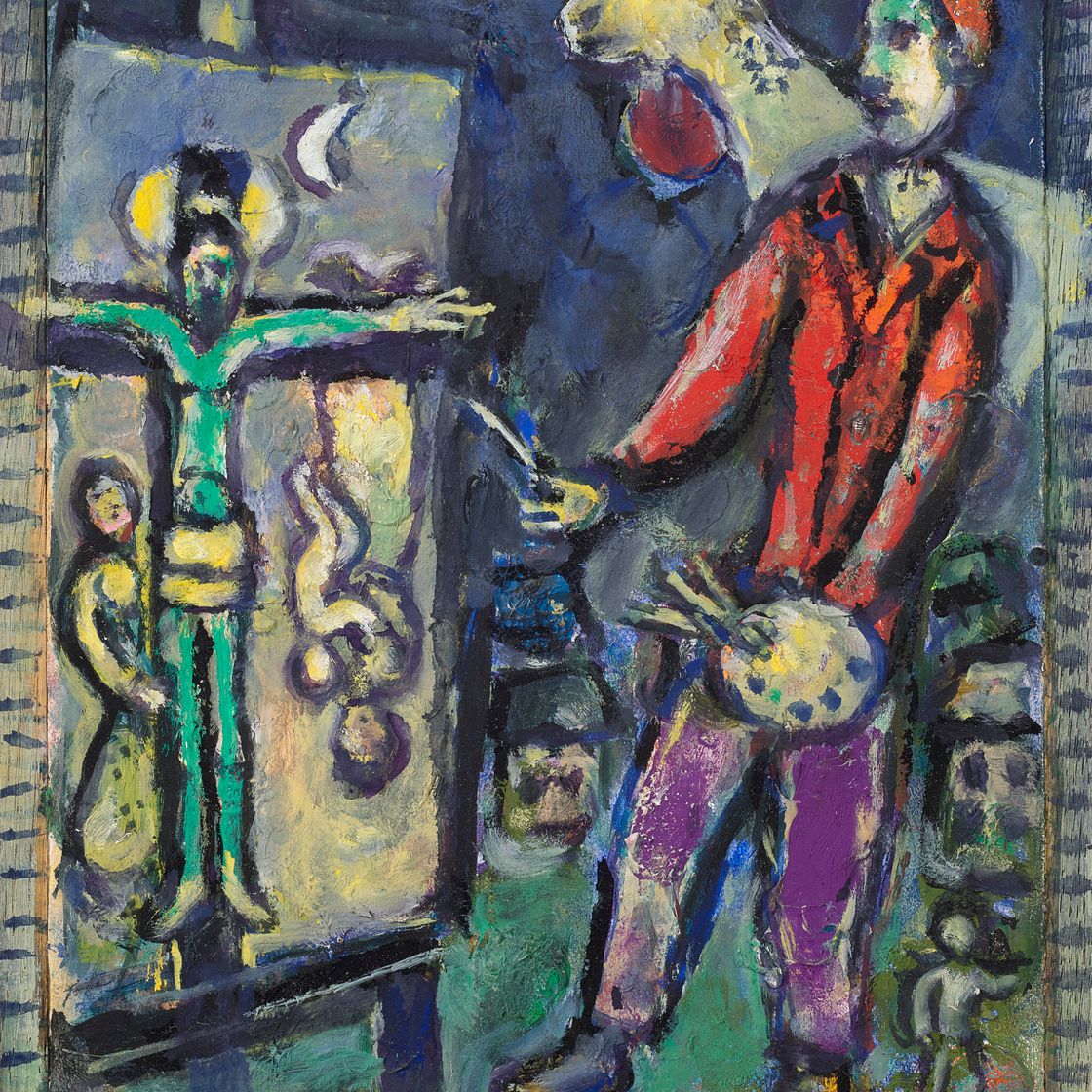 Marc Chagall — Смерть и распятие, изображение 1
