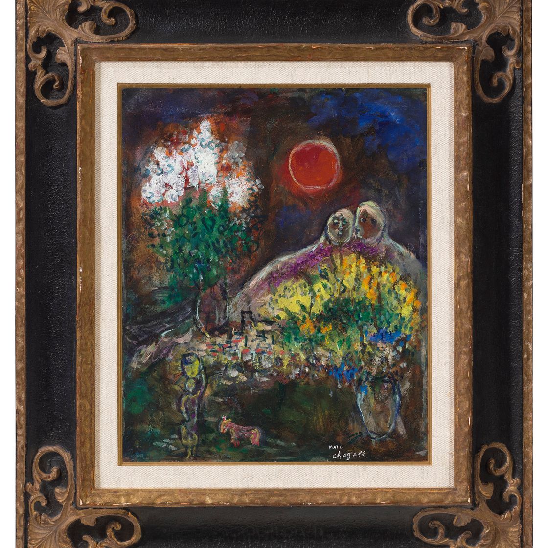 Marc Chagall — Этюд для "Любовницы Сен-Жанне", изображение 2