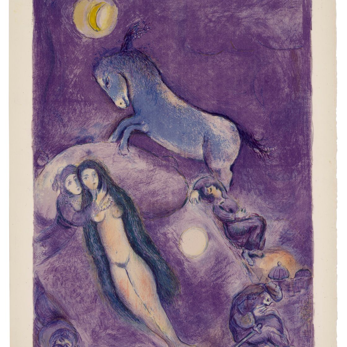 Marc Chagall — Четыре сказки из "Тысячи и одной ночи", изображение 12