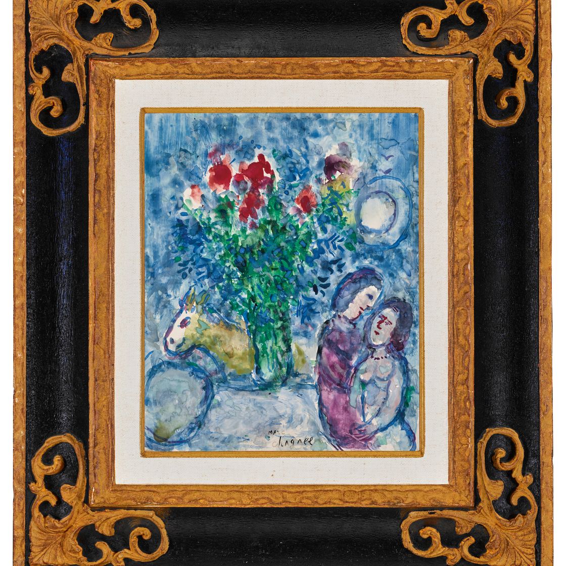 Marc Chagall — Букет с желтизной, изображение 3