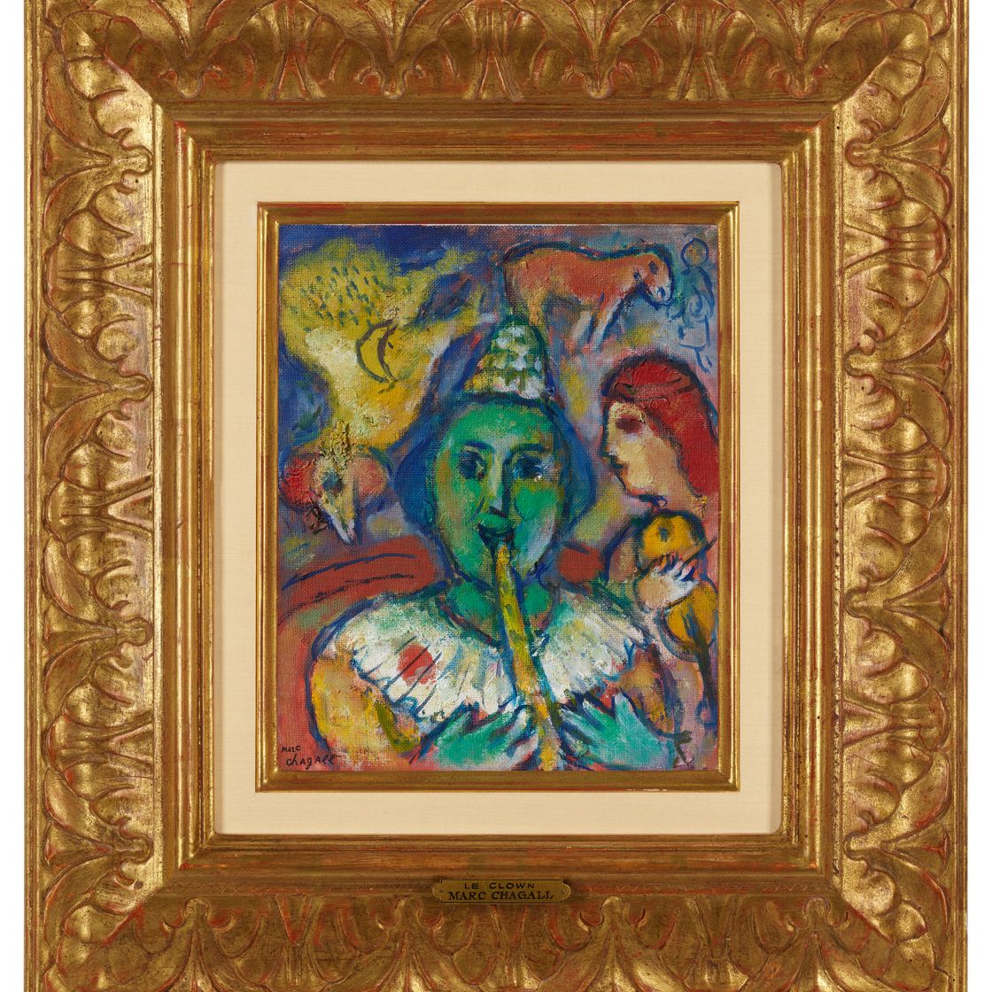 Marc Chagall — Клоун-флейтист с коком, изображение 3