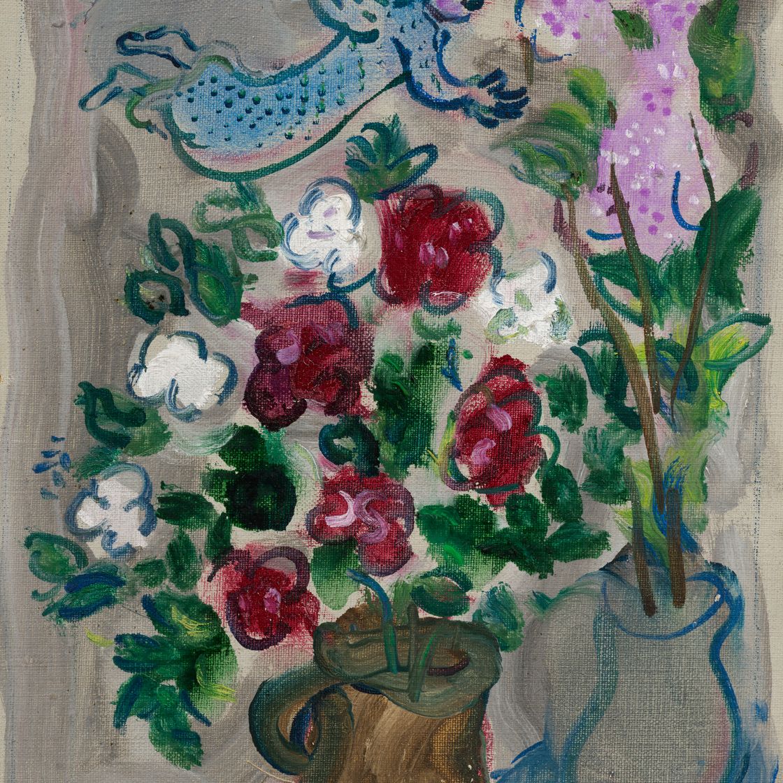 Marc Chagall — Два букета в стиле клоуна, изображение 1