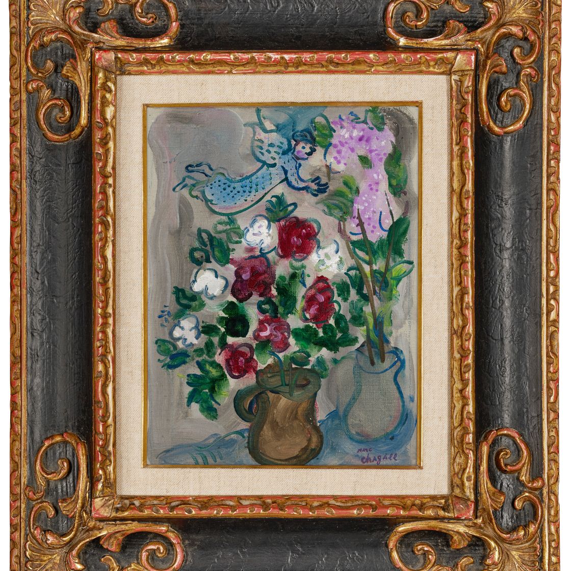 Marc Chagall — Два букета в стиле клоуна, изображение 2