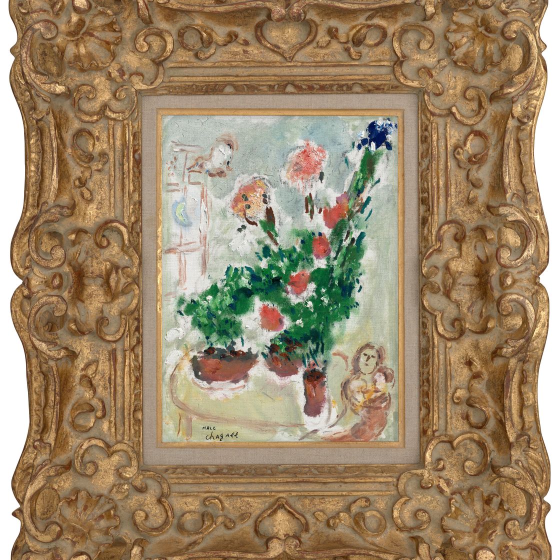 Marc Chagall — Пара букетов из трех человек, изображение 2