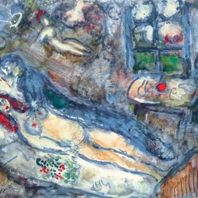 Marc Chagall — Семейная пара аллонге