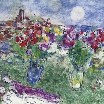 Marc Chagall — Любовь и цветы Сен-Поль-де-Ванса