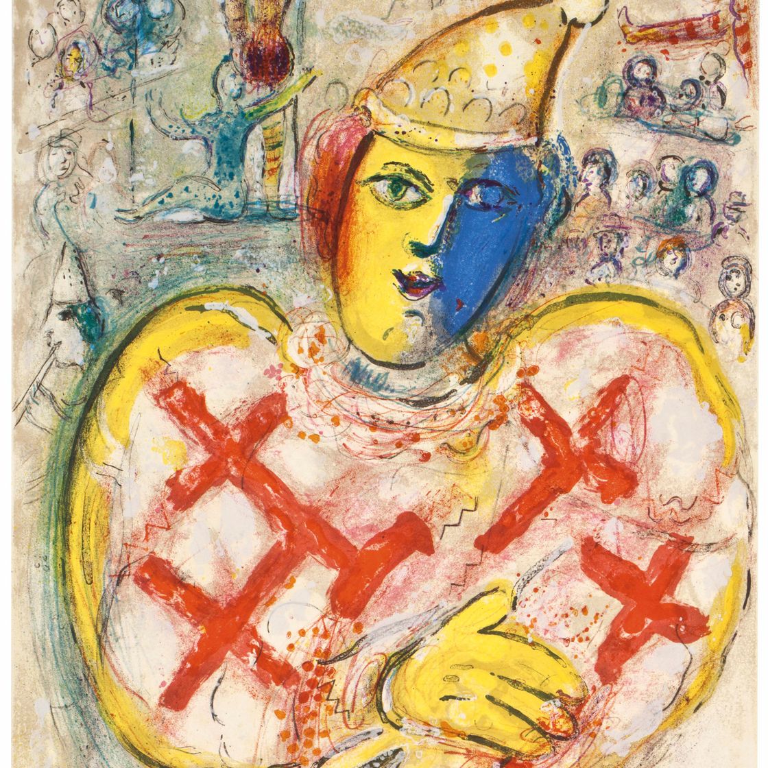 Marc Chagall — "Цирк", главный редактор "Триады", Париж, 1967, изображение 2