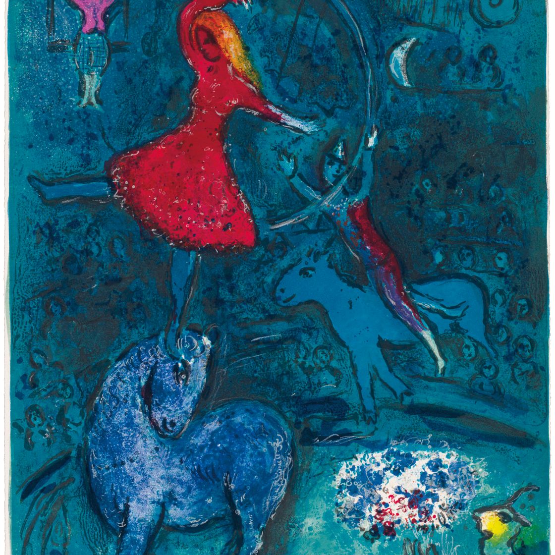 Marc Chagall — Цирк, главный редактор Tériade, Париж, 1967, изображение 2