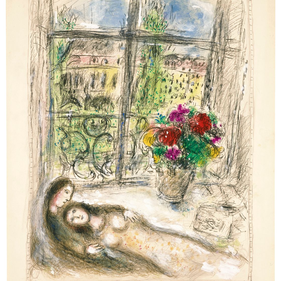 Marc Chagall — Макет на набережной Селестин