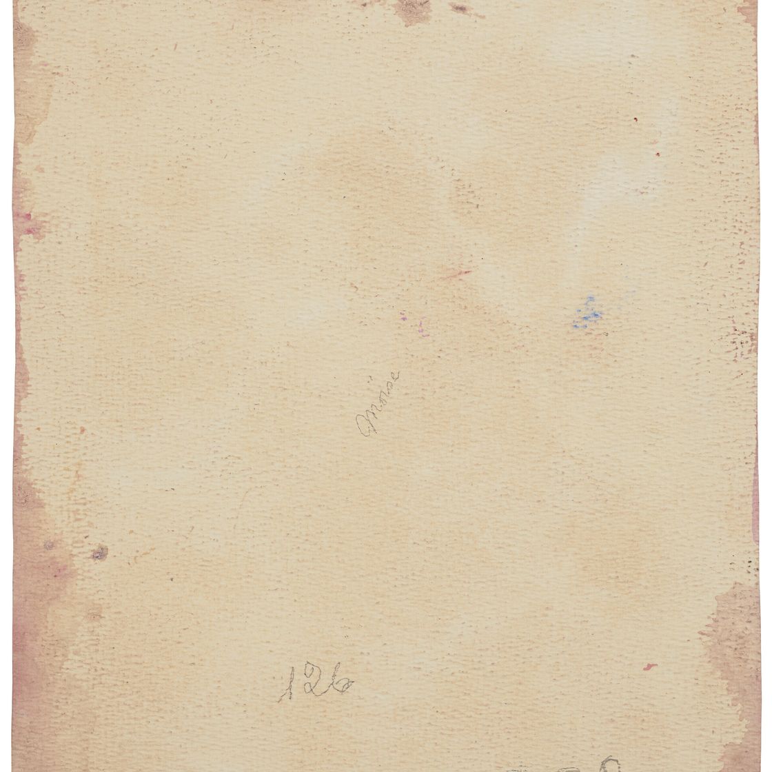 Marc Chagall — Моисей (подготовительный материал гуашью для литографии, М. 126 (Библейское изд.)), изображение 5