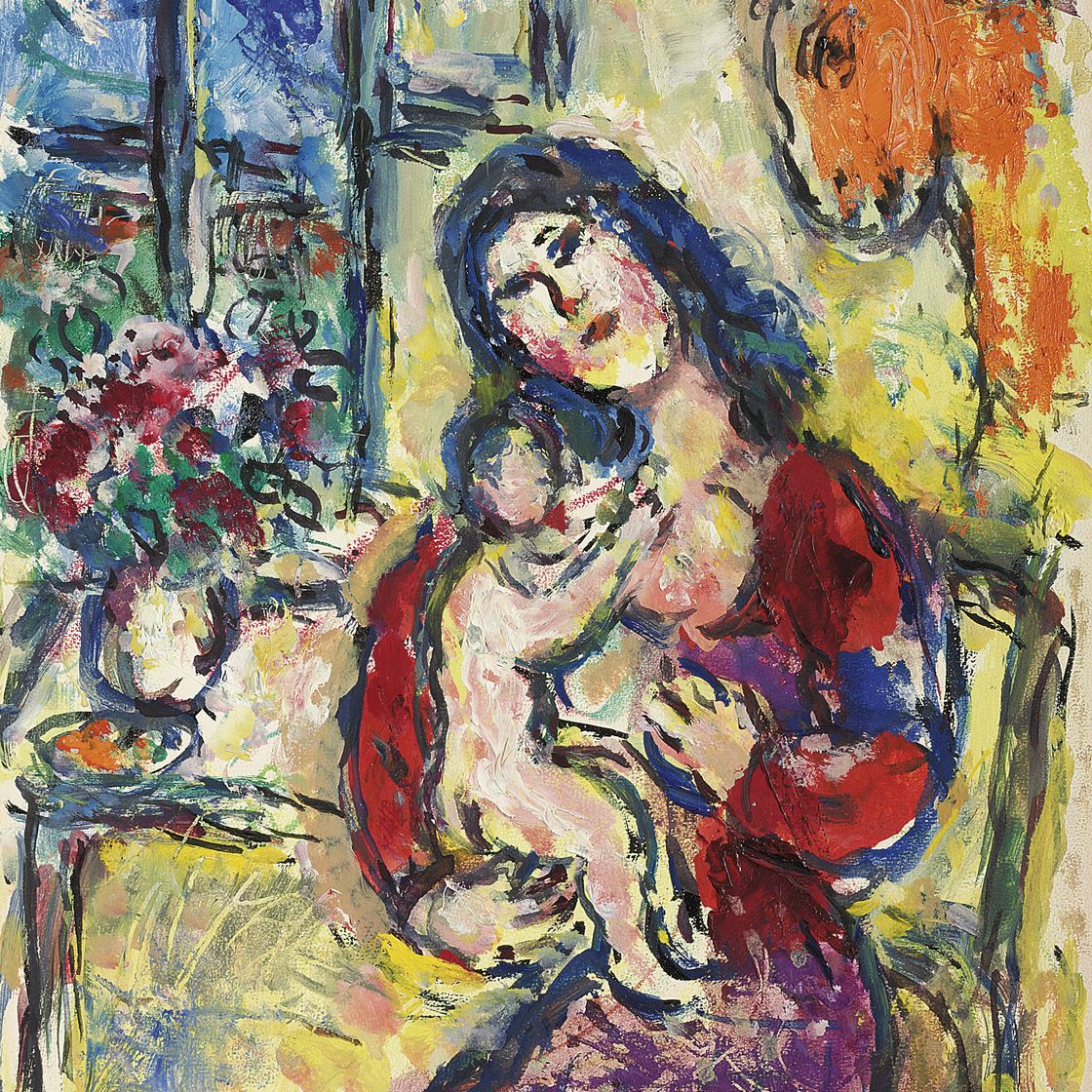 Marc Chagall — Материнство под открытым небом