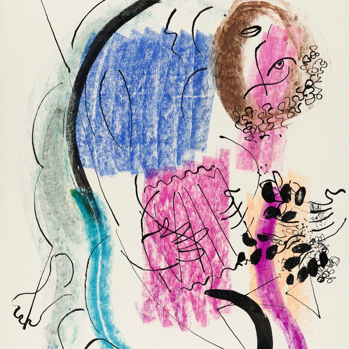 Marc Chagall — Музыкальный вечер в стиле гармоника, изображение 1