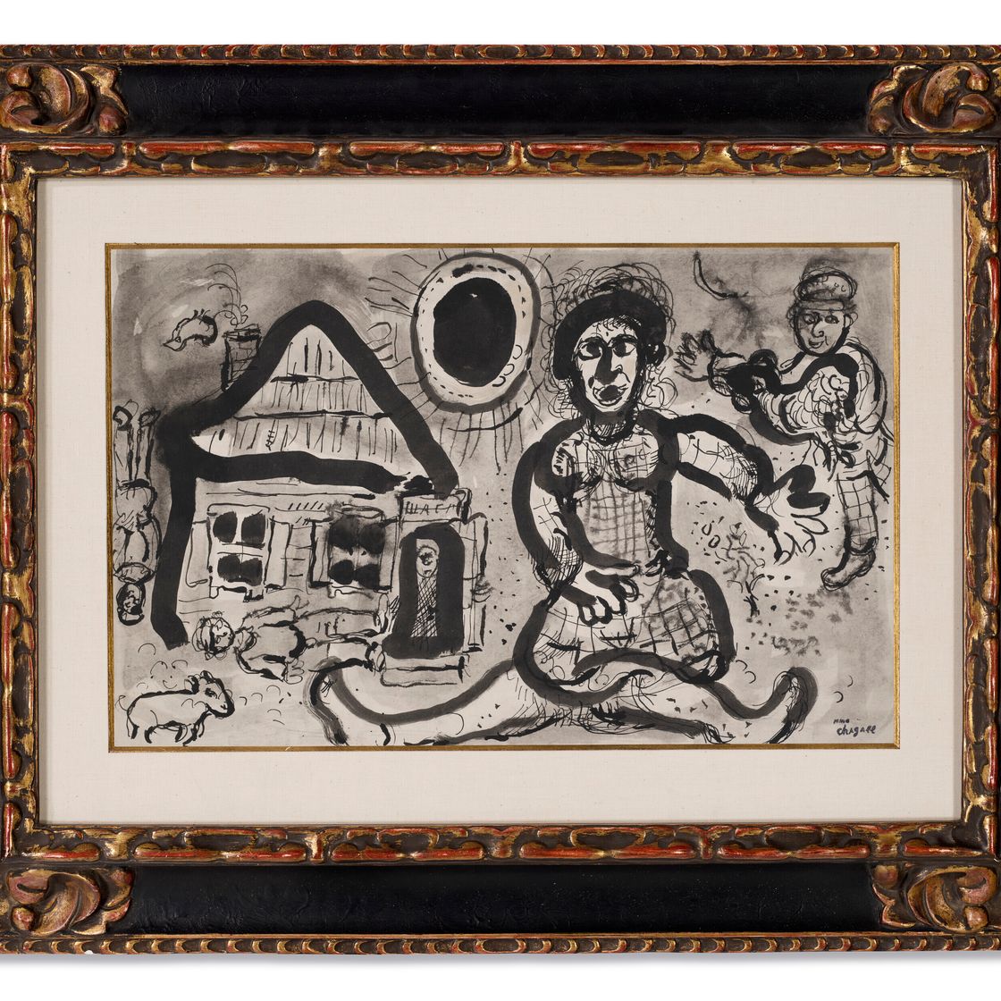 Marc Chagall — Праздник в деревне, изображение 2
