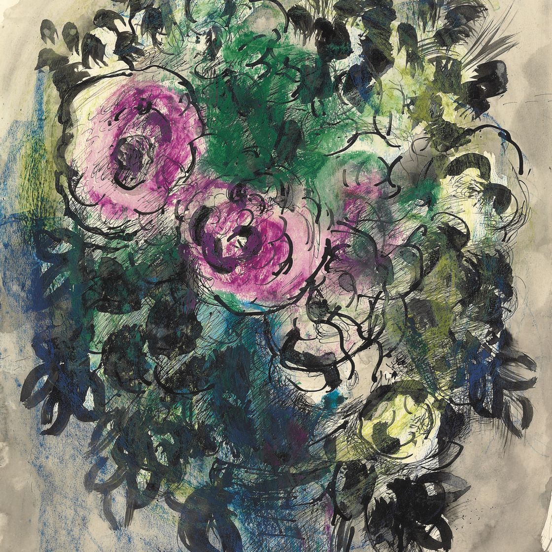 Marc Chagall — Розы