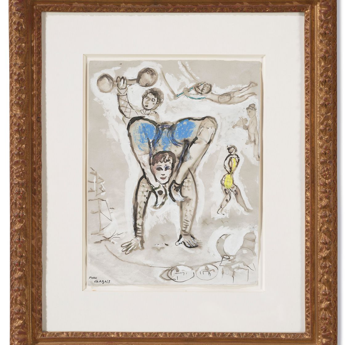 Marc Chagall — Лес акробатов, изображение 2