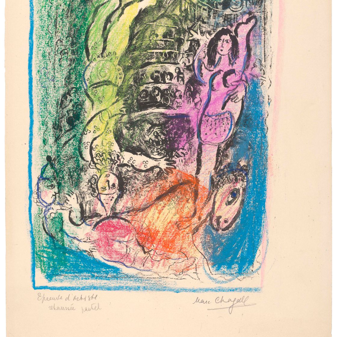 Marc Chagall — Голубой пируэт