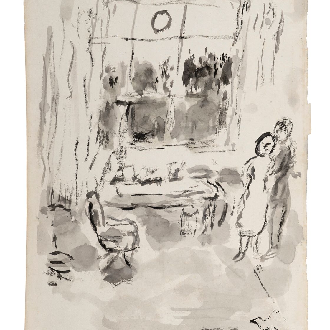 Marc Chagall — Пара, влюбленная в друг друга, изображение 2