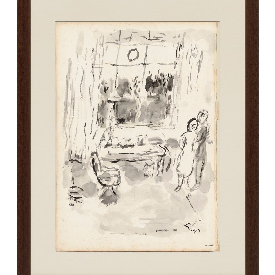 Marc Chagall — Пара, влюбленная в друг друга, изображение 4