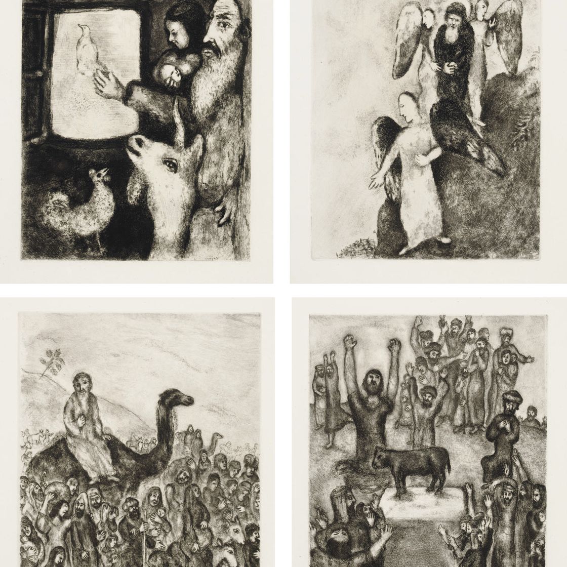 Marc Chagall — Библия, издательство Tériade Editeur, Париж, 1956 (С. 29 книг)
