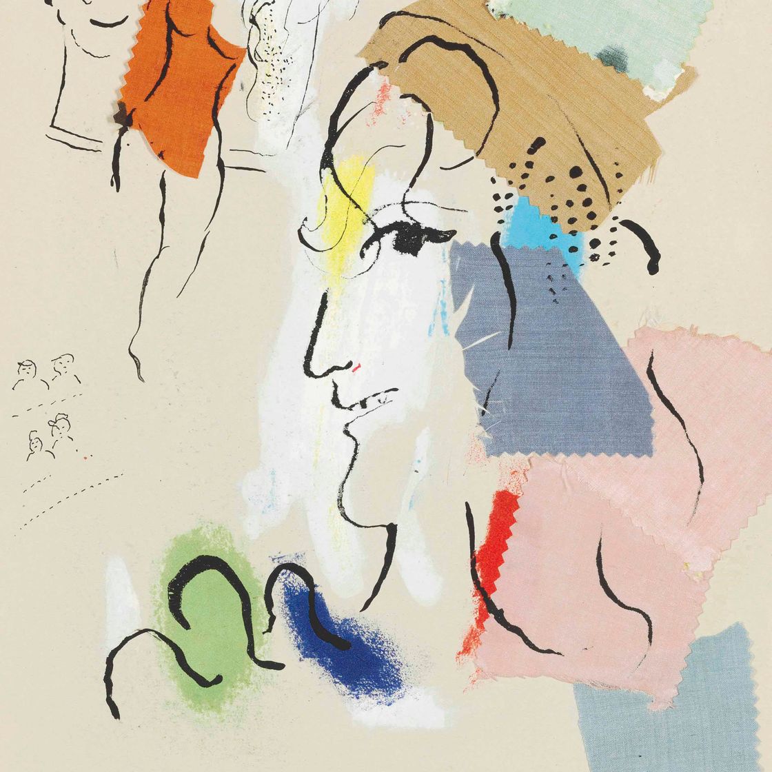 Marc Chagall — Кувертюра из каталога Галереи Пьера Матисса, 1968