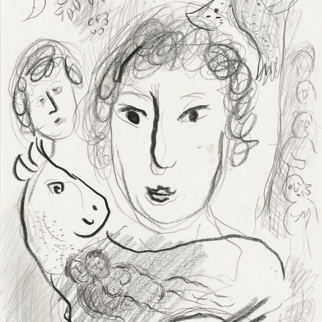 Marc Chagall — Авторский этюд "Сортировка" (M. 678), изображение 1