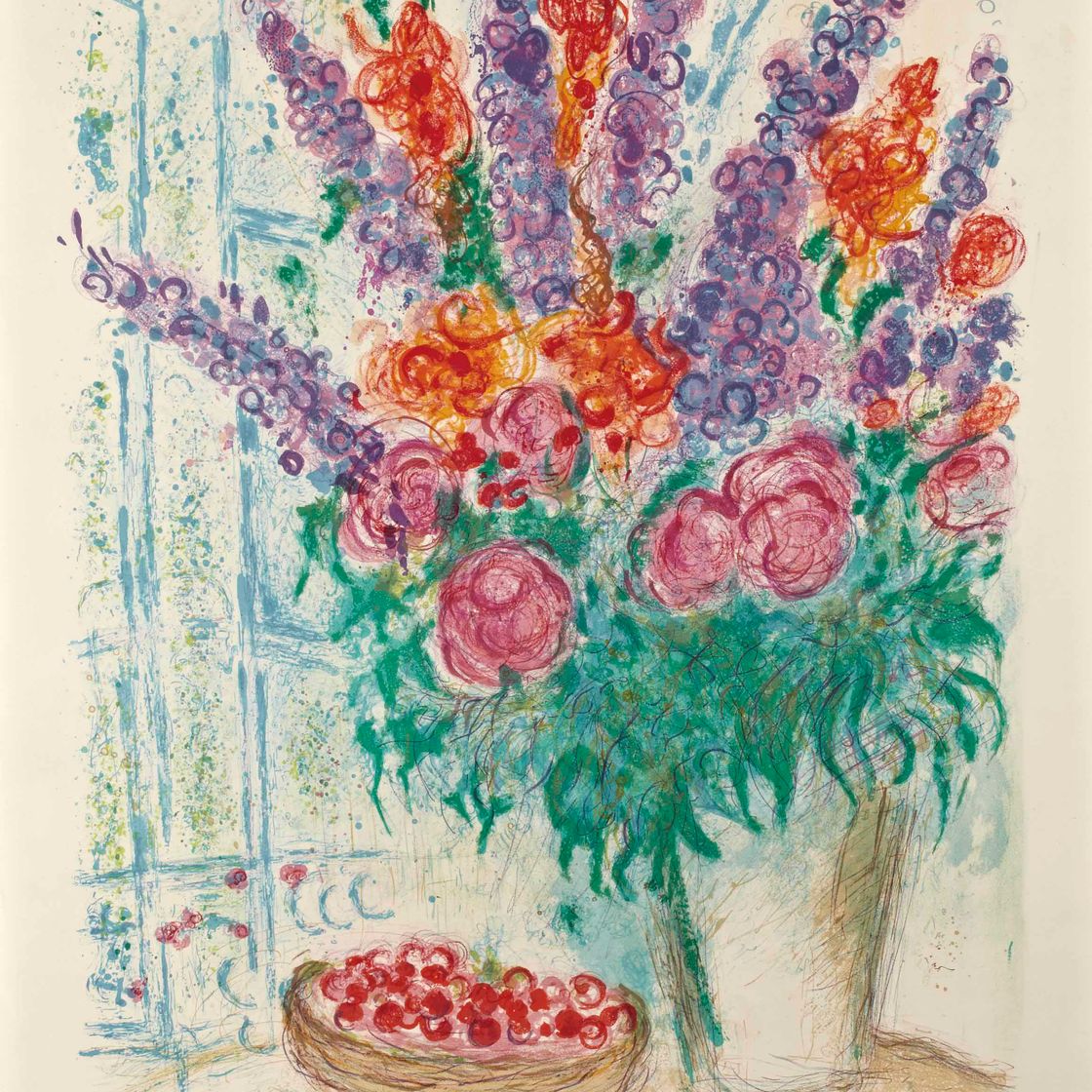 Marc Chagall — Большой букет (Mourlot 384)
