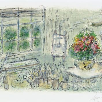 Marc Chagall — Студия в Сент-Поле (M. 714)