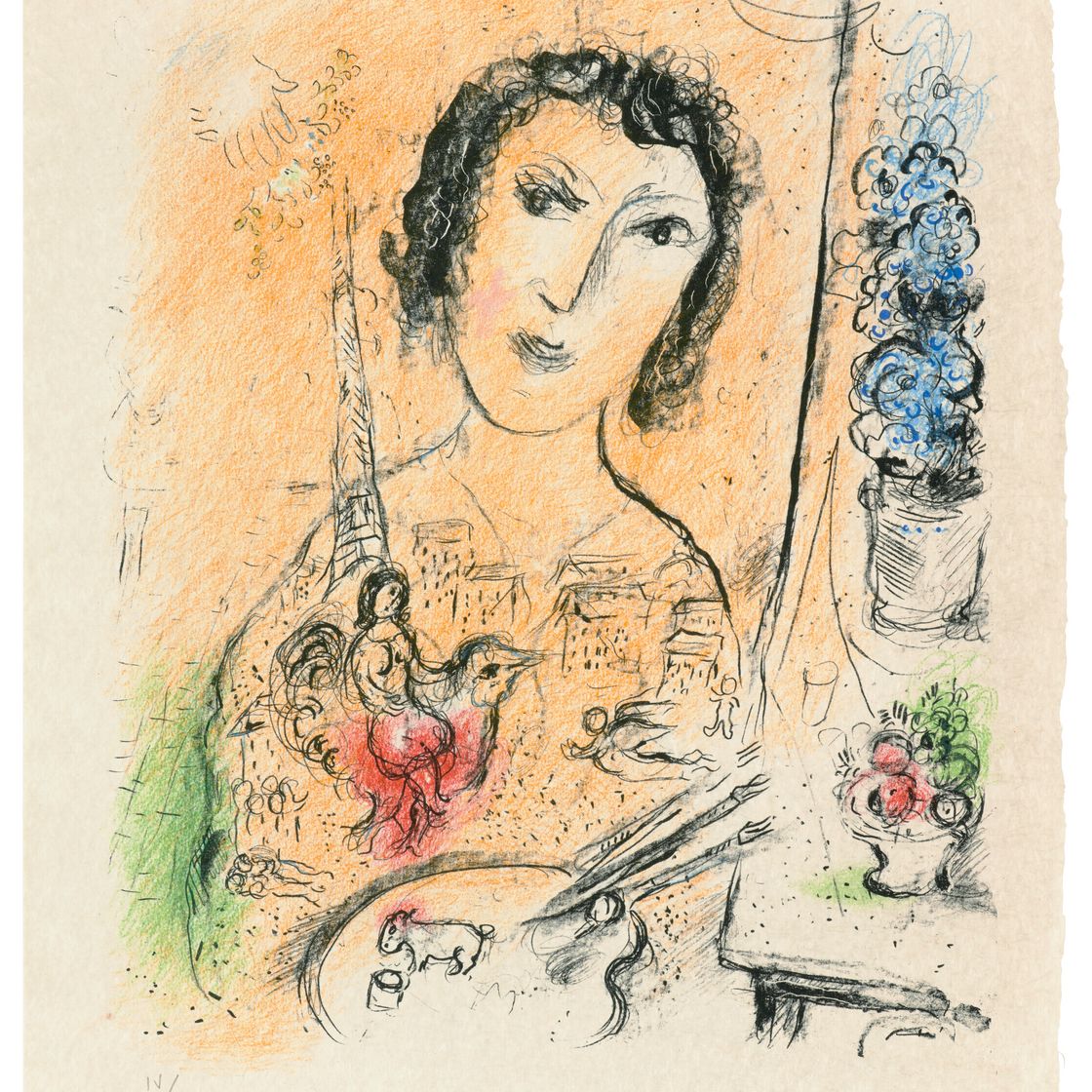 Marc Chagall — Автопортрет