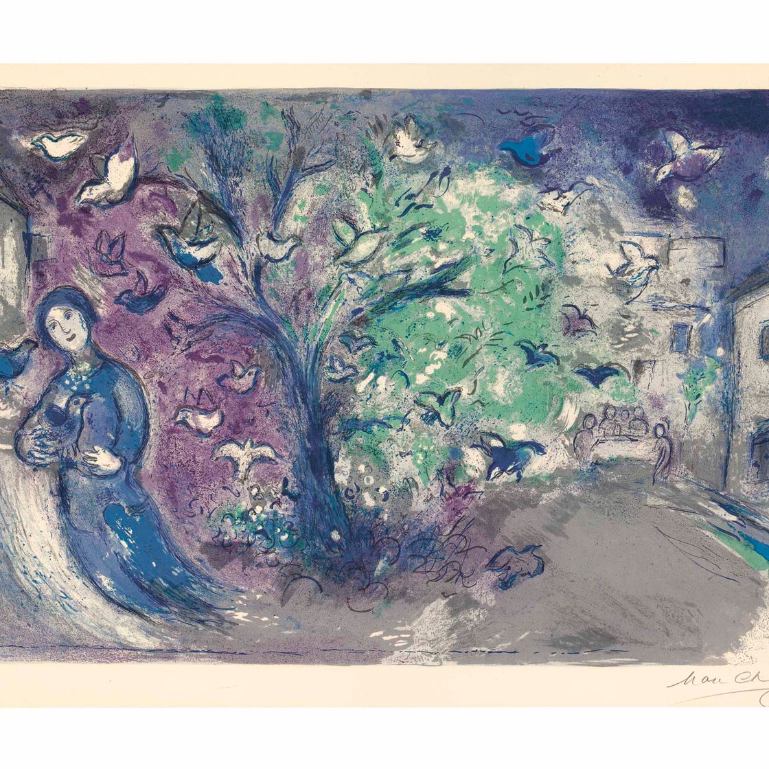 Marc Chagall — "Дорога в Уаз" из "Дафниса и Хлои"