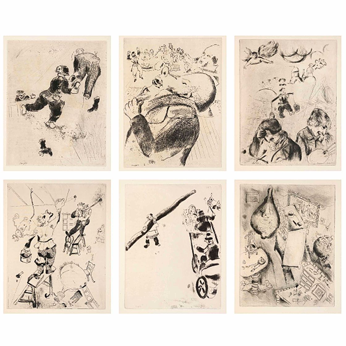 Marc Chagall — Николай Гоголь, "Смертельное пламя" (17 книг Крамера), изображение 1